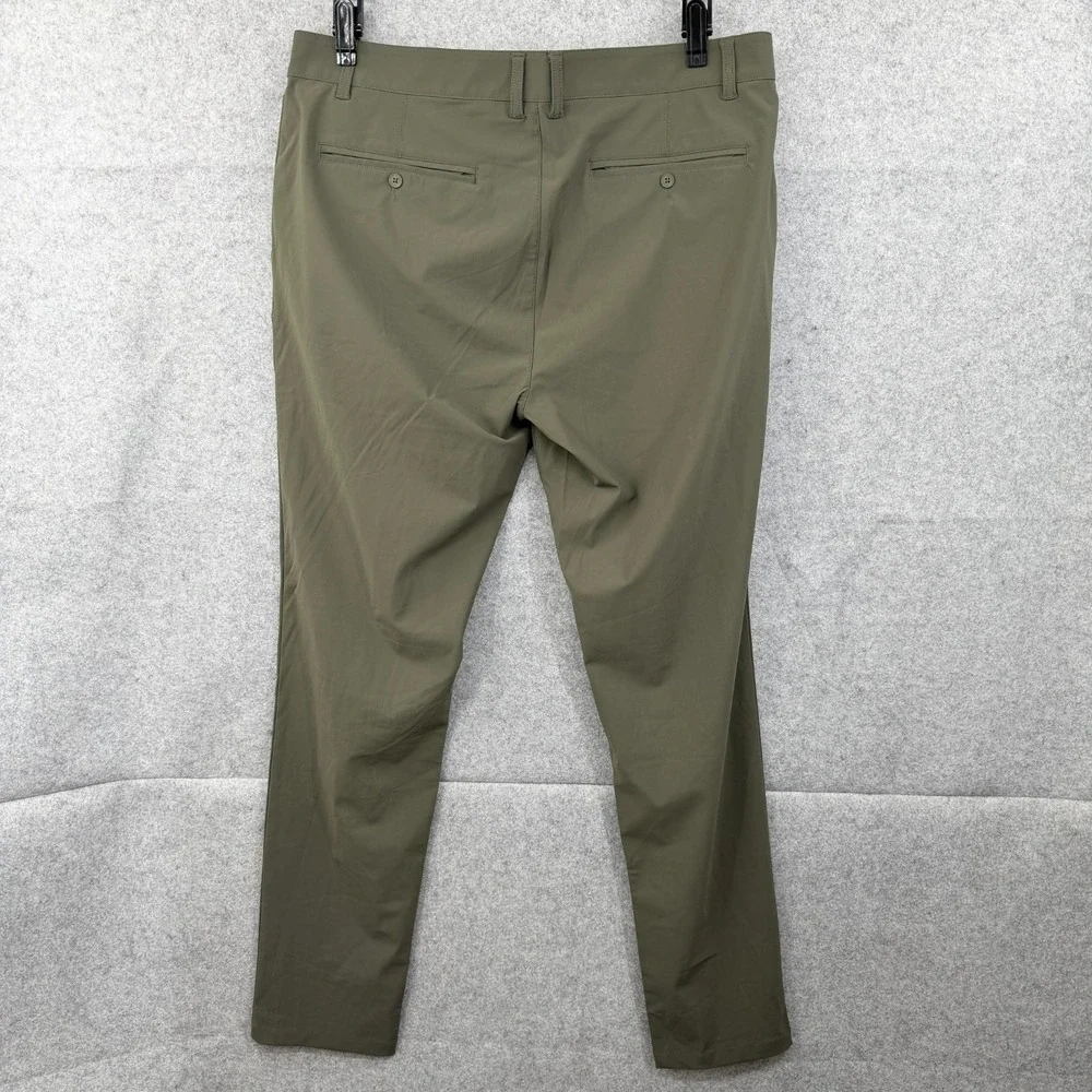 New Rhone Men's‎ Resort Slim Fit Pant 40 Green Stretch Quick Dry UPF 50+ 138$